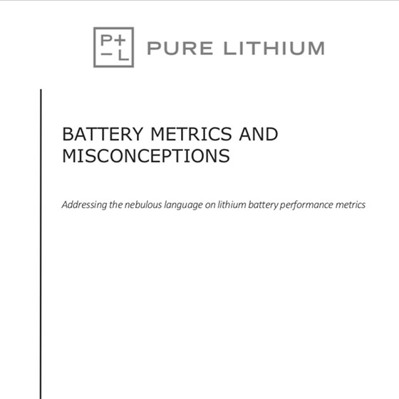 Battery Metrics and Misconceptions